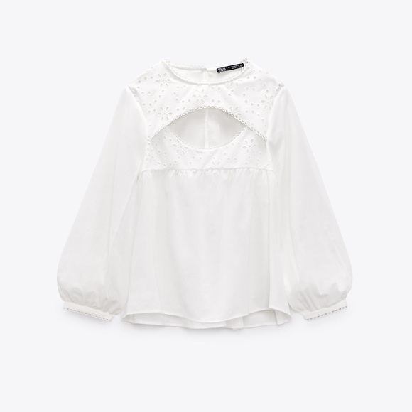 ZARA SLIT BLOUSE - Picture 3 of 9